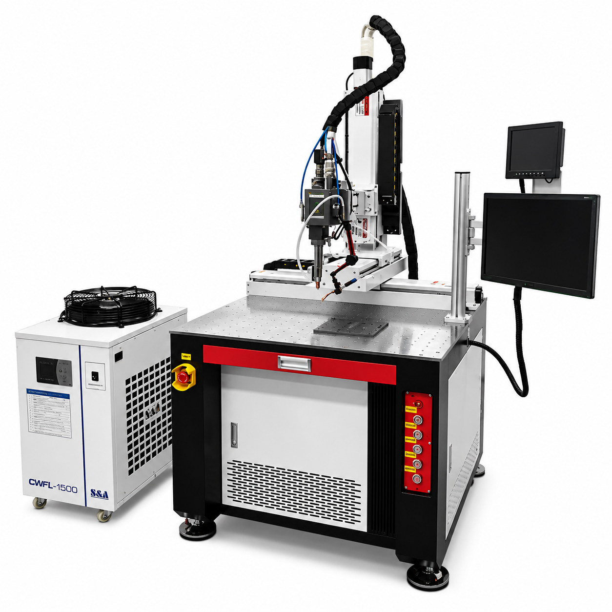 CNC Platform Soldadora fibra automática plataforma CNC
